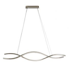 Pendule, Lustre suspendate - Lustra LED CCT suspendata cu telecomanda SPARK WAVES 150 crom