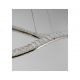 Pendule, Lustre suspendate - Lustra LED CCT suspendata cu telecomanda SPARK WAVES 150 crom