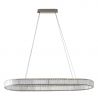 Lustra LED CCT suspendata cu telecomanda SPARKING crom
