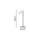 Lampi birou - Lampa LED de birou stil minimalist LEO neagra