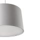Pendule, Lustre suspendate - Lustra suspendata XL abajur textil 64cm WINDSOR negru, gri