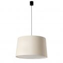 Lustra suspendata XL abajur in 64cm WINDSOR negru, alb