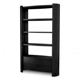 Biblioteci-Rafturi - Raft LUX Furnir Stejar Gri Carbune, Splendora