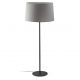 Lampa de podea abajur textil 64cm WINDSOR negru, gri