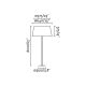 Lampadare - Lampa de podea abajur textil 64cm WINDSOR negru, gri