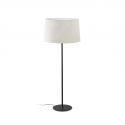 Lampa de podea abajur textil 64cm WINDSOR negru, alb