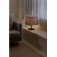 Veioze - Lampa de masa abajur textil 48cm WINDSOR negru, gri