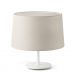 Veioze - Lampa de masa abajur textil 48cm WINDSOR alb