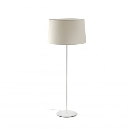 Lampadare - Lampa de podea abajur textil 64cm WINDSOR alb