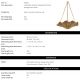 Pendule, Lustre suspendate - Lustra LUX din aluminiu turnat Aurelia