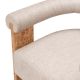 Scaune - Scaun design LUX, Furnir Burl Mappa, Maro, Percy