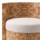 Scaune - Scaun design LUX, Furnir Burl Mappa, Maro, Arcadia