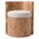 Scaune - Scaun design LUX, Furnir Burl Mappa, Maro, Arcadia