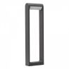 Stalp exterior IP65 FRAME 60cm 3000K gri inchis