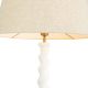 Lampadare - Lampa de podea LUX, Lemn, Tesatura, Alb, Massimo
