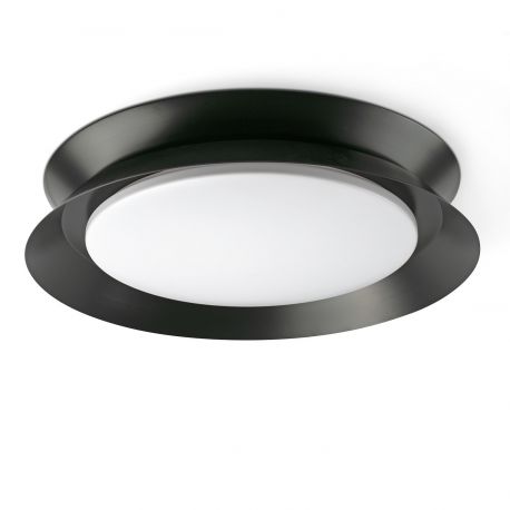 Plafoniere - Plafoniera LED design circular 45cm TENDER negru