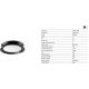 Plafoniere - Plafoniera LED design circular 45cm TENDER negru