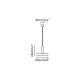 Pendule, Lustre suspendate - Pendul design modern WHIZZ albastru, alb