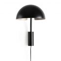 Aplica de perete metal ajustabila DOMINICA negru