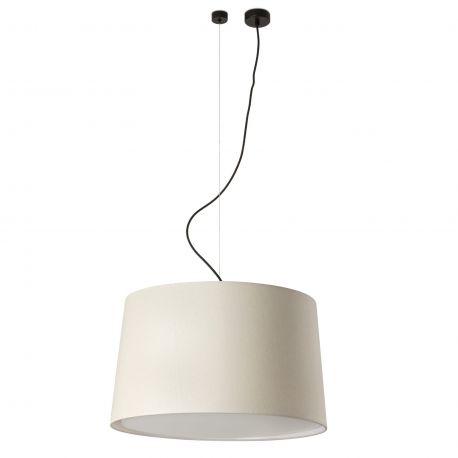 Pendule, Lustre suspendate - Lustra suspendata abajur tesatura in 64cm WINDSOR