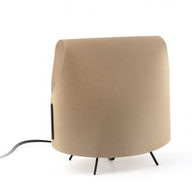 Veioze - Lampa de masa decorativa LUANG XS negru/camel
