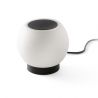 Veioza LED stil minimalist MOY negru, opal