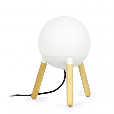 Veioze - Lampa de masa stil minimalist MINE PC alba