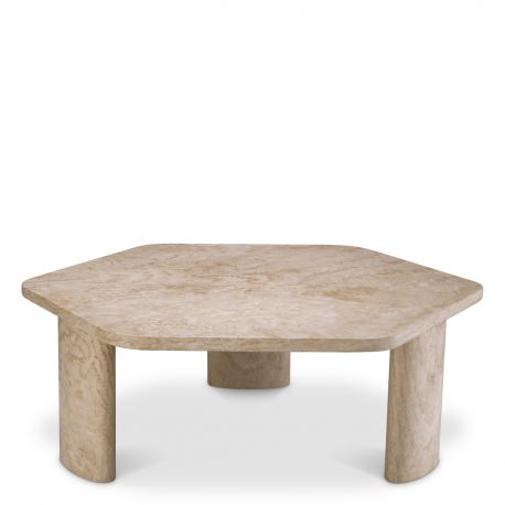 Console - Masuta de cafea LUX din travertin Zenitho