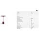 Veioze - Veioza/Lampa de masa design modern HOSHI garnet