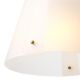 Pendule, Lustre suspendate - Lustra LUX, Otel Alama Antic, Sticla Alba, Trianon