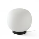 Veioza/Lampa de masa stil minimalist AMELIA negru, alb