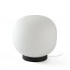 Veioza/Lampa de masa stil minimalist AMELIA negru, alb