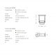 Aplice - Aplica perete exterior IP65 FRAME 4000K gri inchis