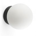 Aplica LED pentru baie IP44 PING D-10cm negru, alb