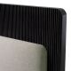 Paturi - Pat dublu design LUX Dimitrios 180x210cm, gri carbune