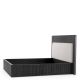 Paturi - Pat dublu design LUX Dimitrios 180x210cm, gri carbune