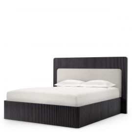 Pat dublu design LUX Dimitrios 180x210cm, gri carbune