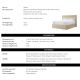 Paturi - Pat dublu design LUX Dimitrios 180x210cm, stejar albit