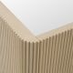 Paturi - Pat dublu design LUX Dimitrios 180x210cm, stejar albit
