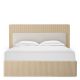 Paturi - Pat dublu design LUX Dimitrios 180x210cm, stejar albit