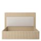 Paturi - Pat dublu design LUX Dimitrios 180x210cm, stejar albit
