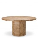 Masa rotunda LUX, Furnir Burl Mappa, Kingsgrove 150cm