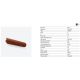 Aplice, corpuri de iluminat pentru pereti - Aplica LED iluminat ambiental NOVO L-50cm terracotta