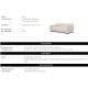 Canapele - Canapea design LUX Kelly XS, Boucle cream