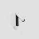 Aplice, corpuri de iluminat pentru pereti - Aplica cu reader LED directionabil stil minimalist CRONOS alb