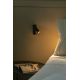 Aplice, corpuri de iluminat pentru pereti - Aplica cu reader LED directionabil stil minimalist CRONOS negru