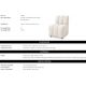 Scaune - Scaun design LUX Kelly, Boucle cream