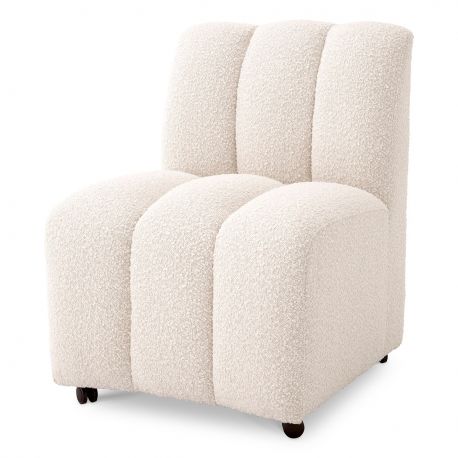 Scaune - Scaun design LUX Kelly, Boucle cream