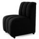 Scaune - Scaun design LUX Kelly, Boucle negru