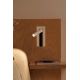 Aplice, corpuri de iluminat pentru pereti - Aplica cu reader LED directionabil stil minimalist GABO alb